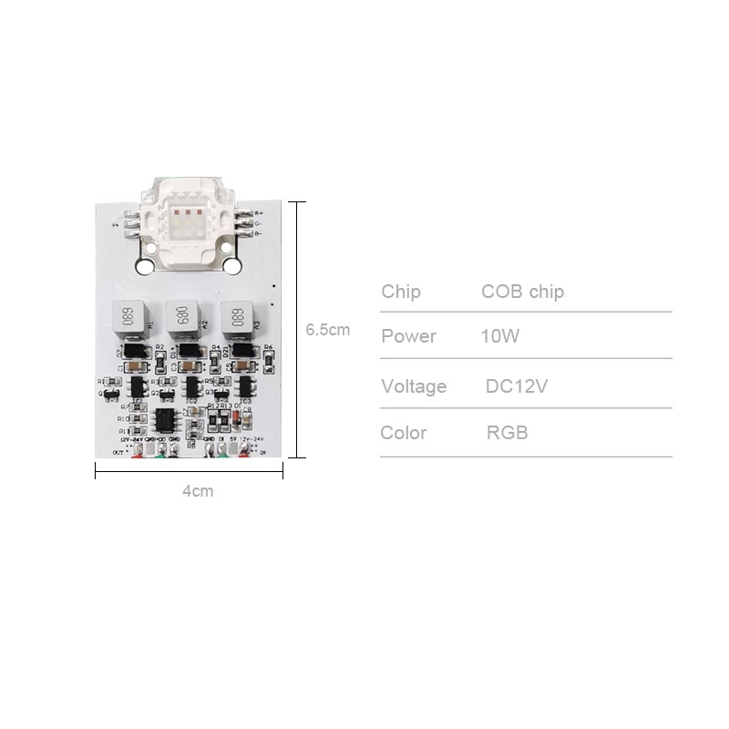 DC12V 10W WS2811 RGB LED Light Module Pixel Dots DC12V 10W WS2811 RGB LED Light Module Pixel Dots